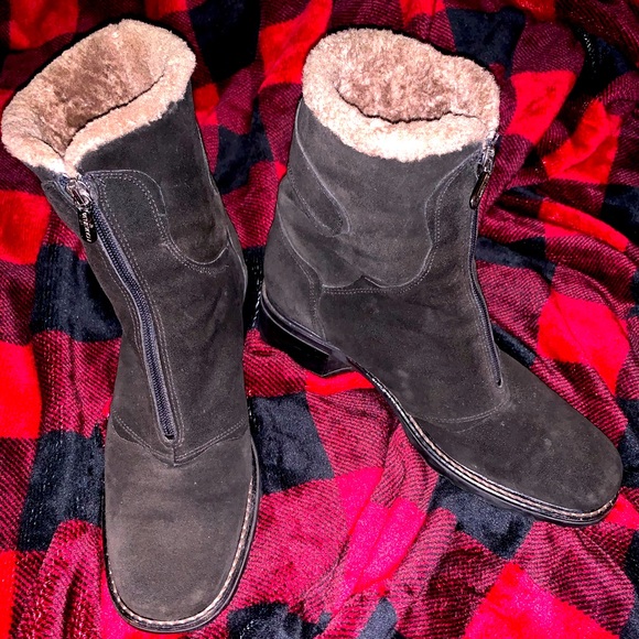 Aquatalia Shoes Aquatalia Waterproof Shearling Boot 85 Italy